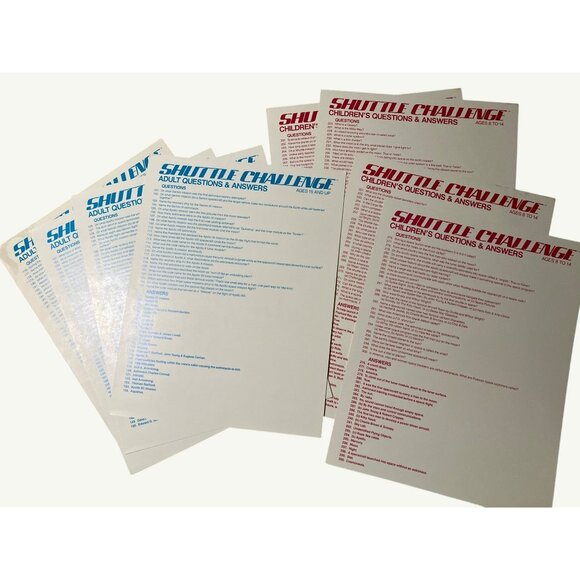 Shuttle Challenge 1980's NASA Space Exploration Vintage Board Game Ages 8+ - Picture 12 of 14